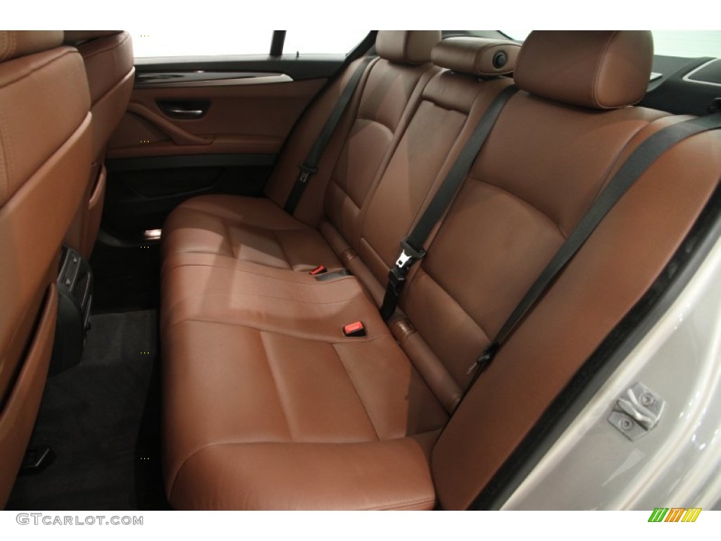 Cinnamon Brown Interior 2013 BMW 5 Series 528i xDrive Sedan Photo #107495259