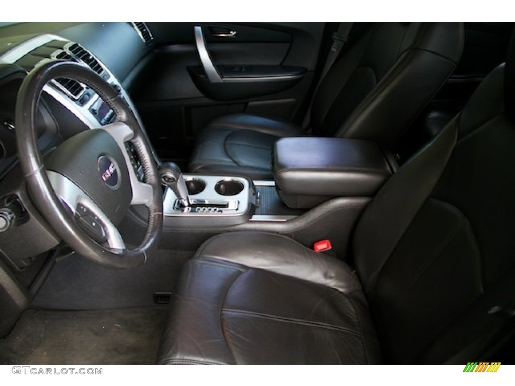 2008 Acadia SLT - Blue-Gold Crystal Metallic / Ebony photo #3