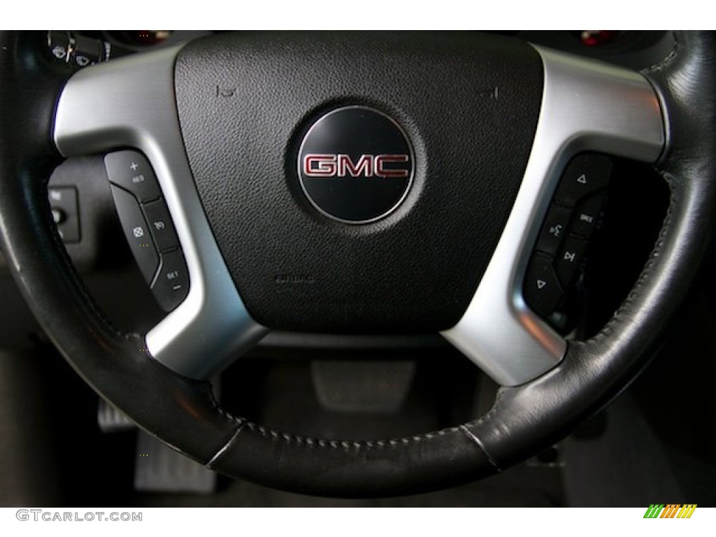 2008 Acadia SLT - Blue-Gold Crystal Metallic / Ebony photo #11