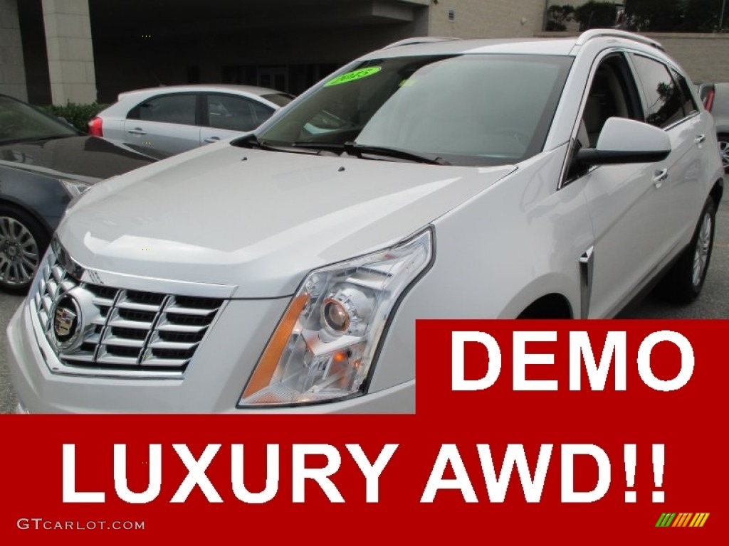 2015 SRX Luxury AWD - Platinum Ice Tricoat / Shale/Brownstone photo #1