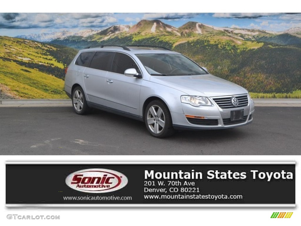 2008 Passat Komfort Wagon - Reflex Silver / Black photo #1