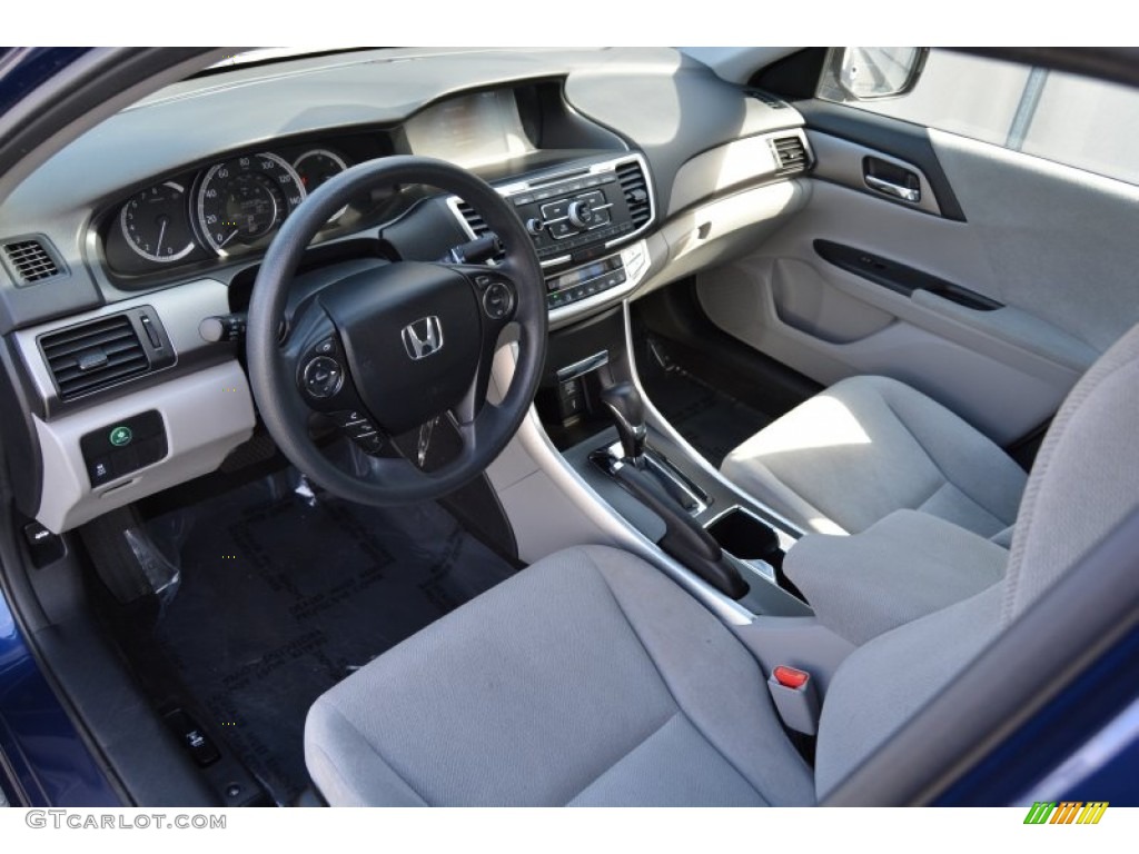 Gray Interior 2013 Honda Accord LX Sedan Photo #107505548