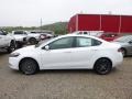 2016 Bright White Dodge Dart SE  photo #2