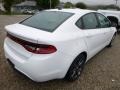 2016 Bright White Dodge Dart SE  photo #7