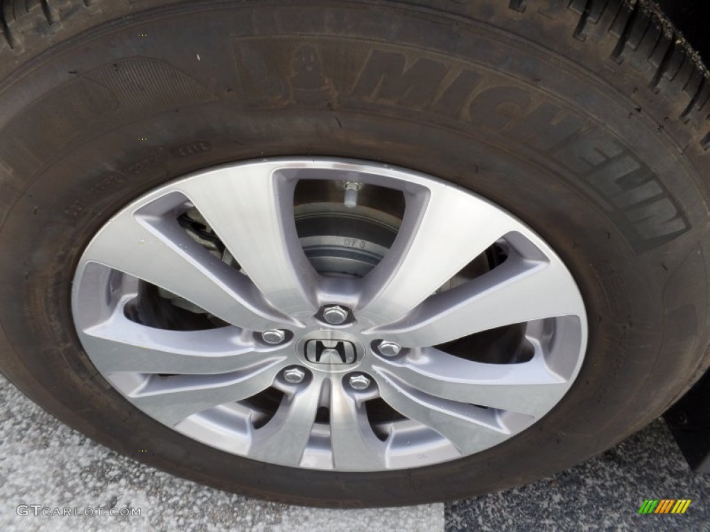 2015 Odyssey EX-L - Obsidian Blue Pearl / Gray photo #7