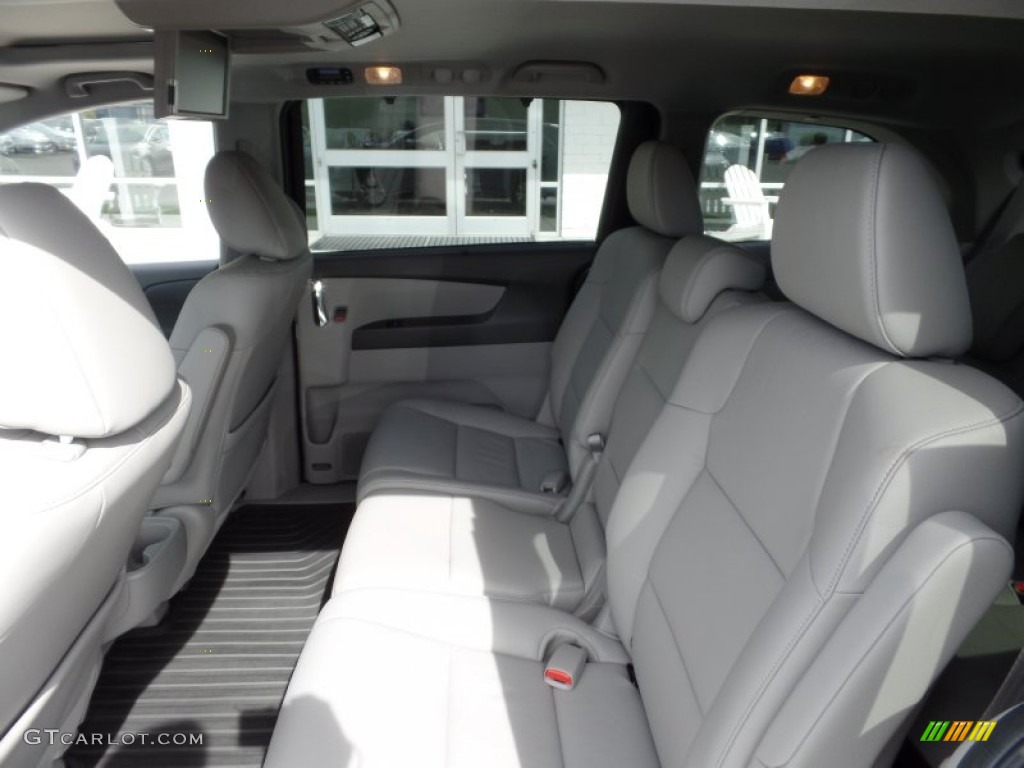 2015 Odyssey EX-L - Obsidian Blue Pearl / Gray photo #12