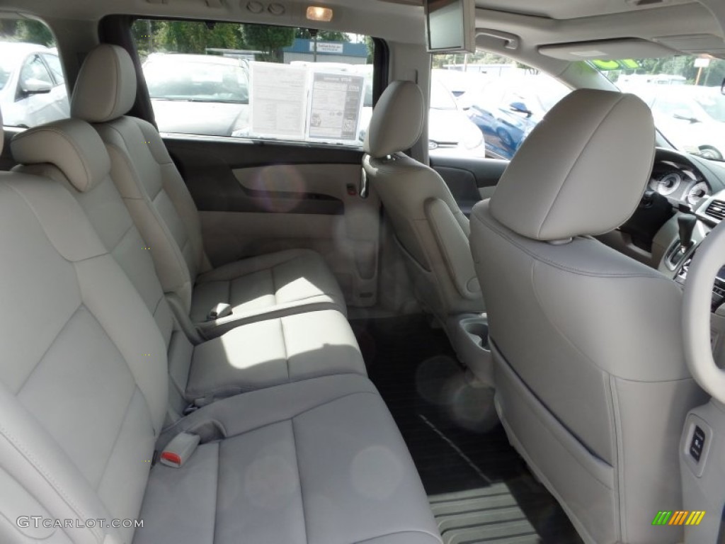 2015 Odyssey EX-L - Obsidian Blue Pearl / Gray photo #14