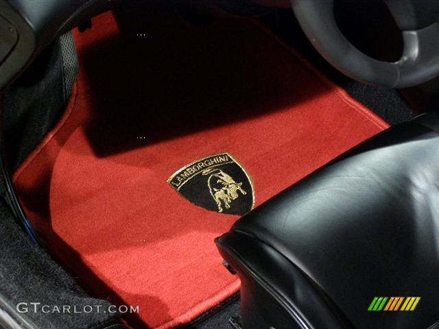 1991 Lamborghini Diablo, Red / Black, Floor Mat 1991 Lamborghini Diablo Standard Diablo Model Parts