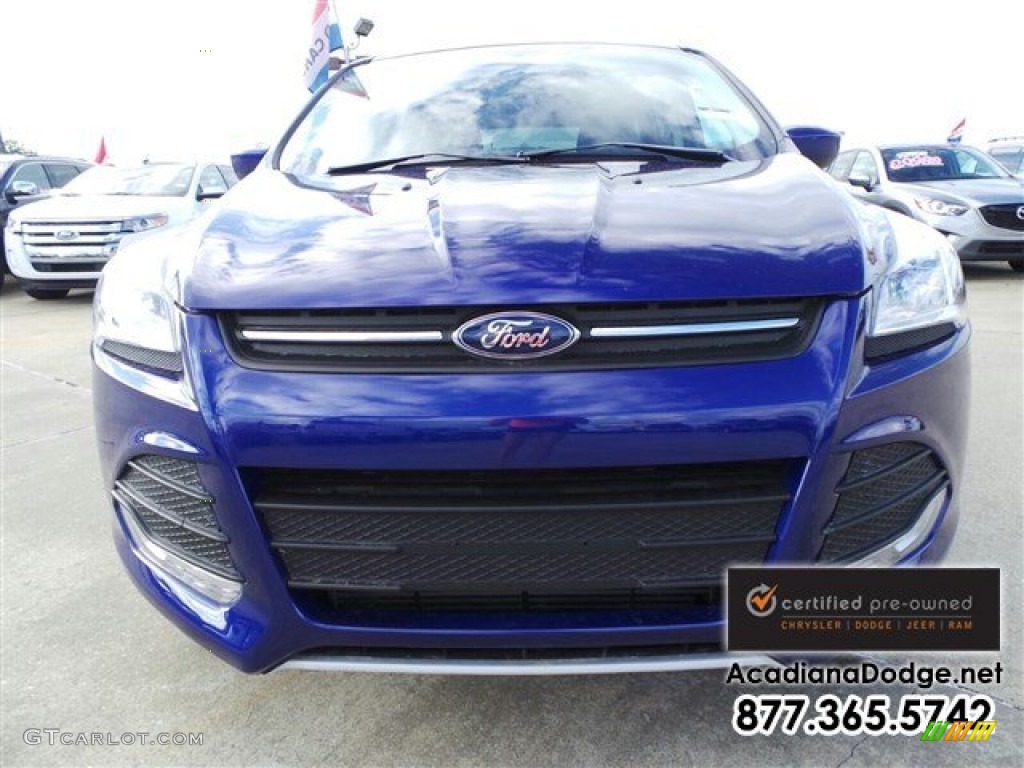 2015 Escape SE 4WD - Deep Impact Blue Metallic / Medium Light Stone photo #13