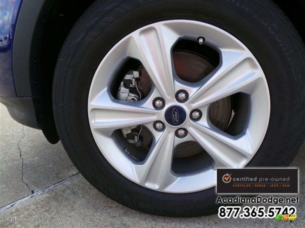 2015 Escape SE 4WD - Deep Impact Blue Metallic / Medium Light Stone photo #14