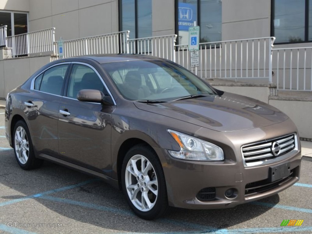 2012 Maxima 3.5 S - Java Metallic / Charcoal photo #1