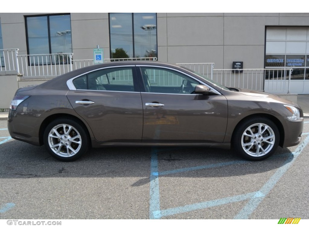 2012 Maxima 3.5 S - Java Metallic / Charcoal photo #2