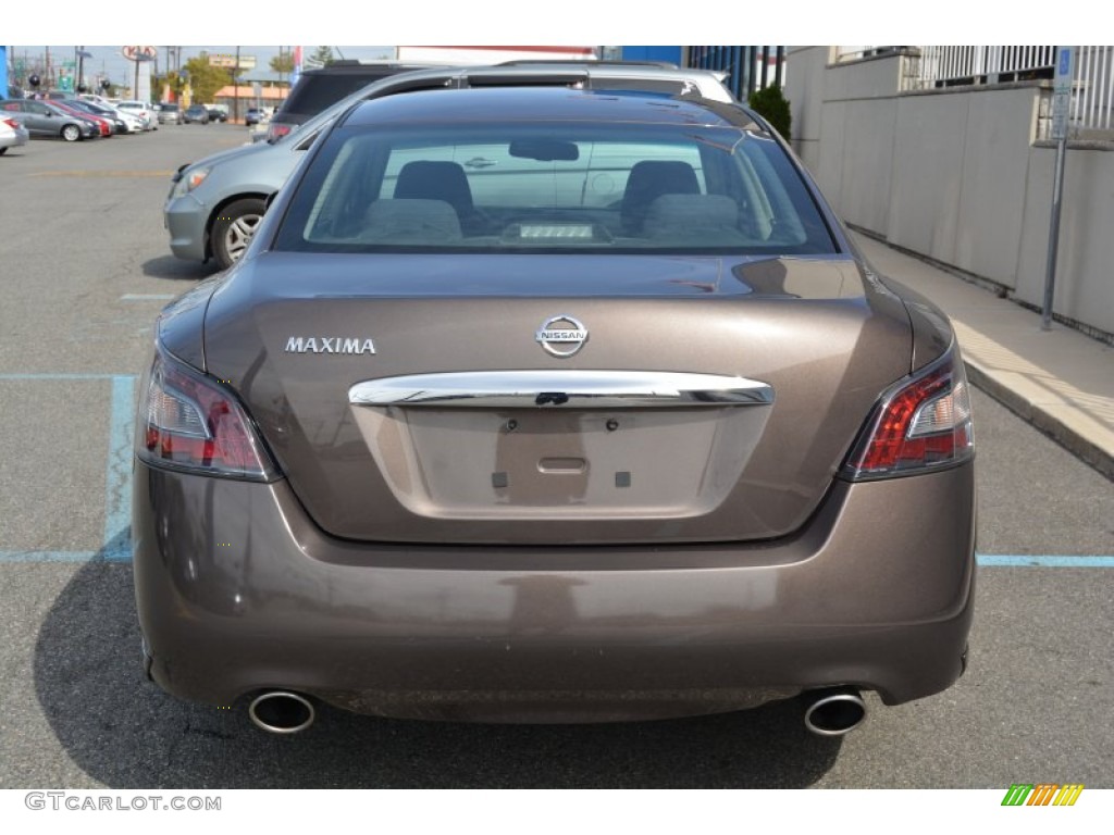 2012 Maxima 3.5 S - Java Metallic / Charcoal photo #4