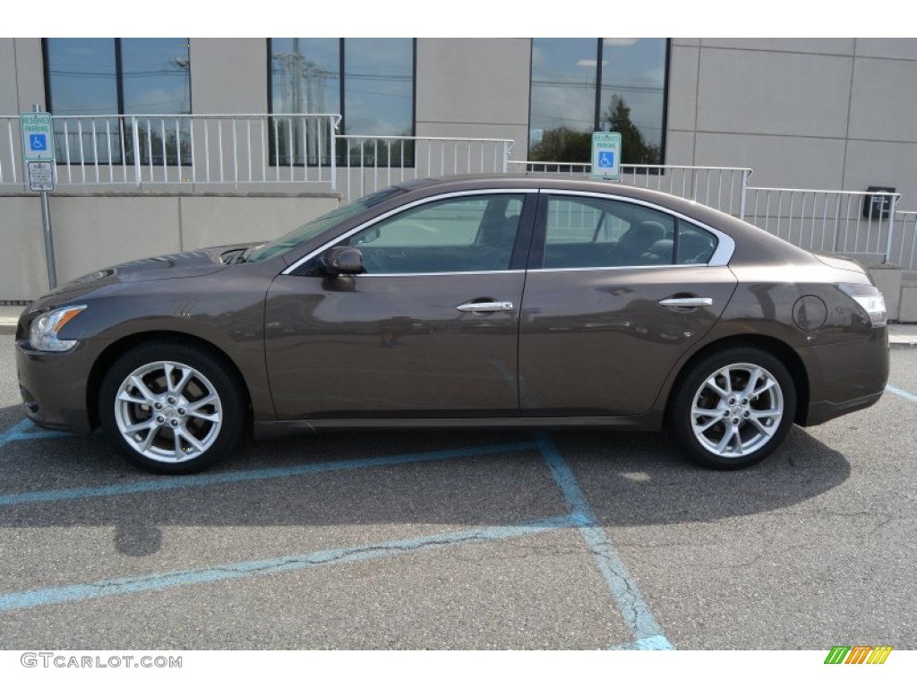 2012 Maxima 3.5 S - Java Metallic / Charcoal photo #6