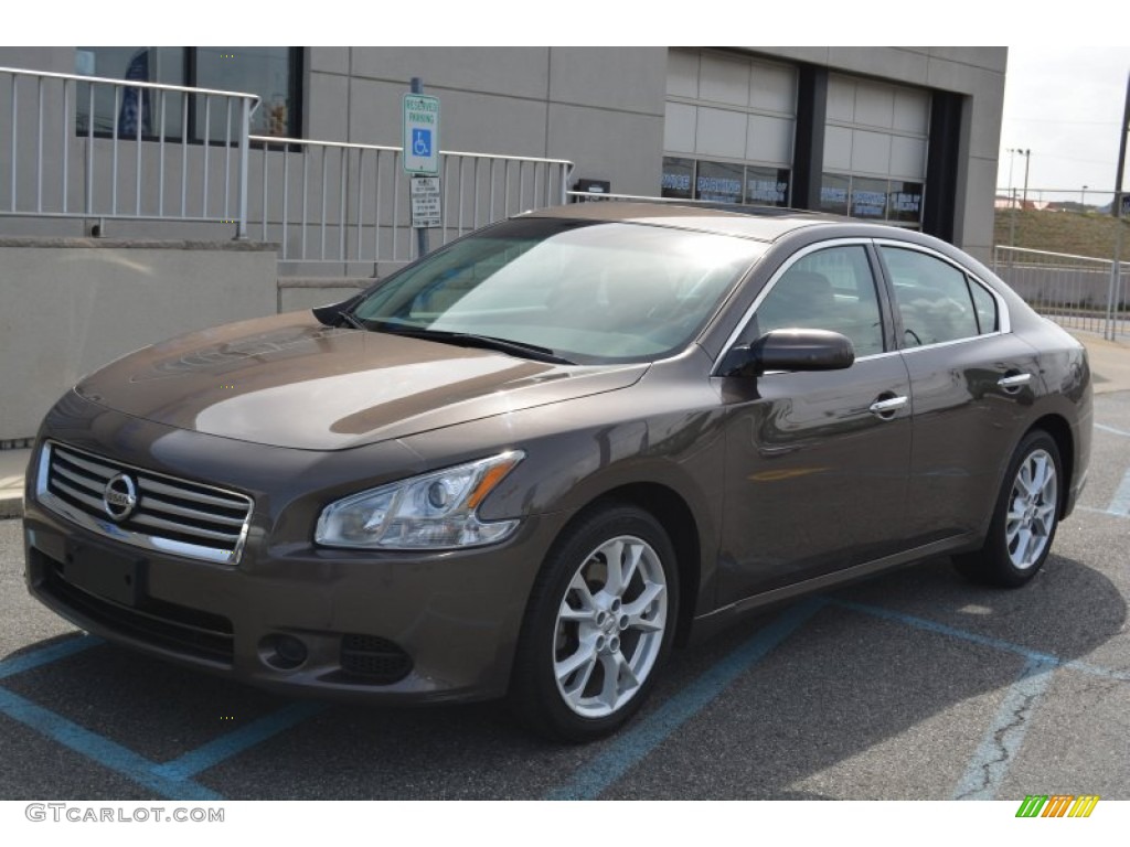 2012 Maxima 3.5 S - Java Metallic / Charcoal photo #7