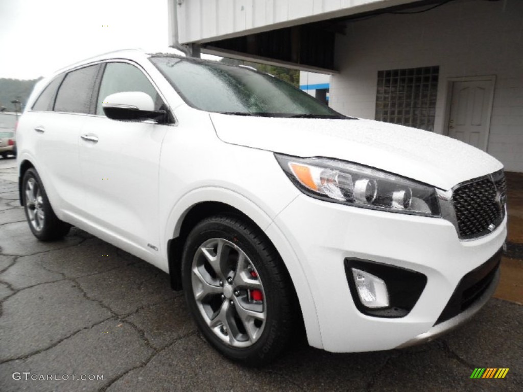 Snow White Pearl 2016 Kia Sorento SX V6 AWD Exterior Photo #107510429