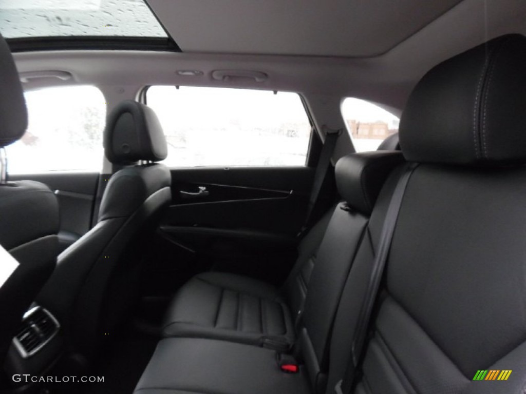 Premium Black Interior 2016 Kia Sorento SX V6 AWD Photo #107510504