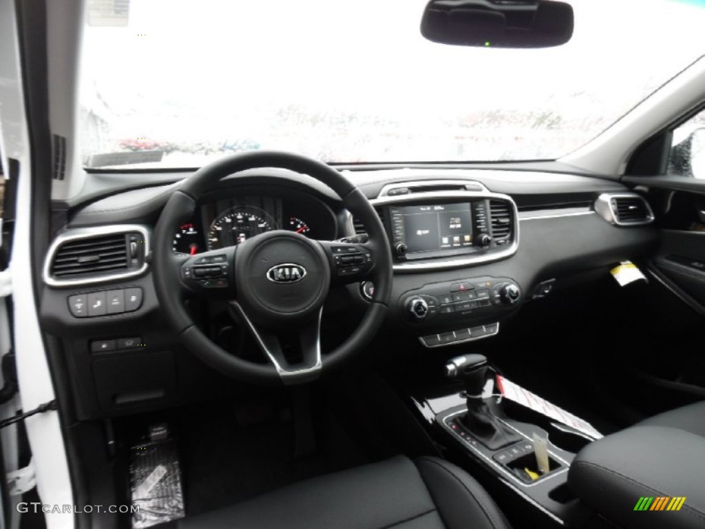 Premium Black Interior 2016 Kia Sorento SX V6 AWD Photo #107510534