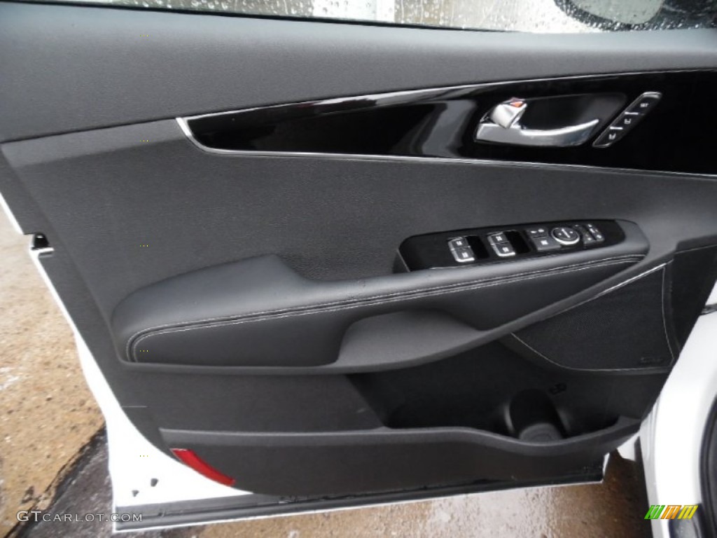 2016 Kia Sorento SX V6 AWD Premium Black Door Panel Photo #107510558