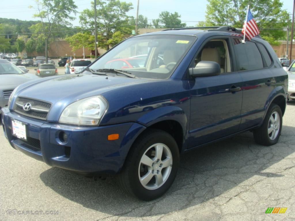 2006 Tucson GL 4x4 - Nautical Blue Metallic / Gray photo #1