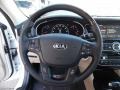 2015 Kia Cadenza Beige Interior Steering Wheel Photo
