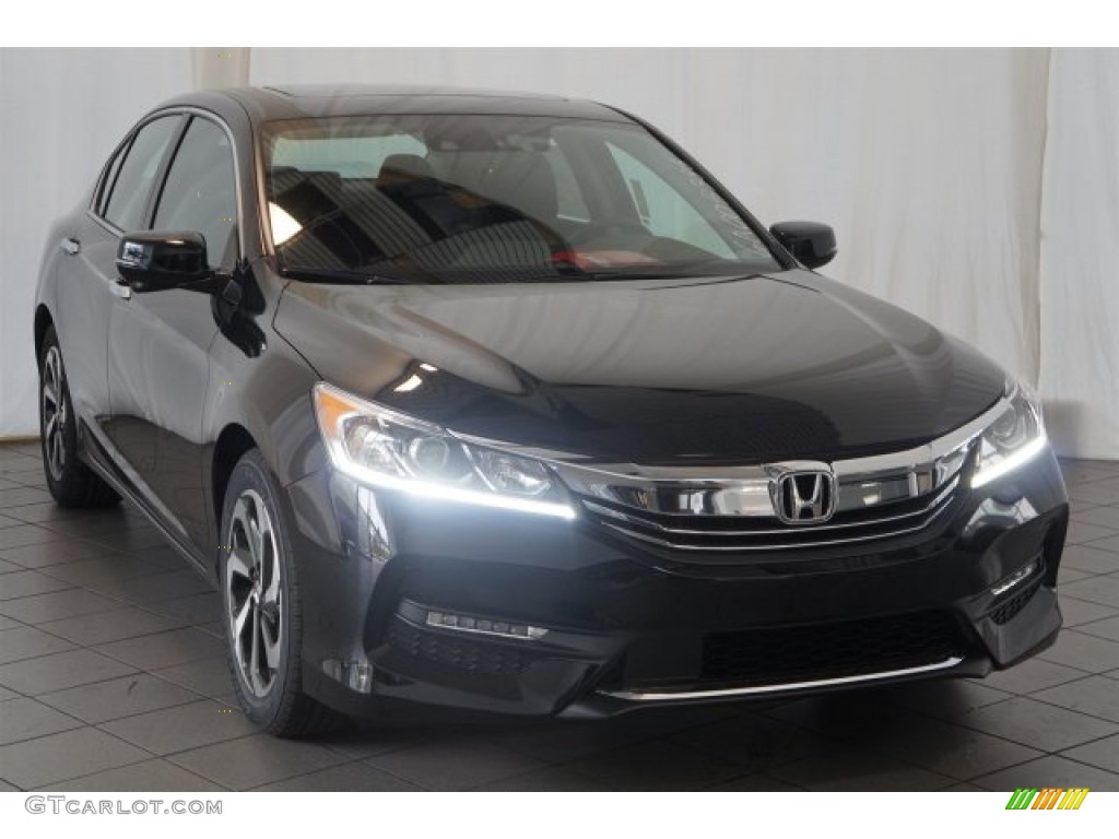 Crystal Black Pearl 2016 Honda Accord EX Sedan Exterior Photo #107513165