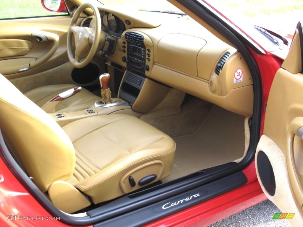 2000 911 Carrera Cabriolet - Guards Red / Savanna Beige photo #42