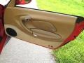 2000 Porsche 911 Savanna Beige Interior Door Panel Photo