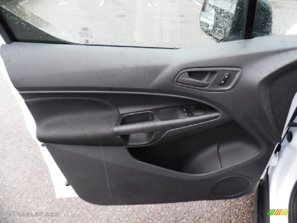 2016 Ford Transit Connect XL Cargo Van Charcoal Black Door Panel Photo #107515710