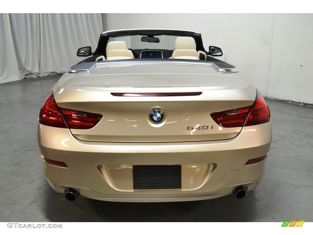 2012 6 Series 640i Convertible - Orion Silver Metallic / Ivory White Nappa Leather photo #7