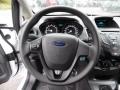 Charcoal Black 2016 Ford Fiesta S Hatchback Steering Wheel