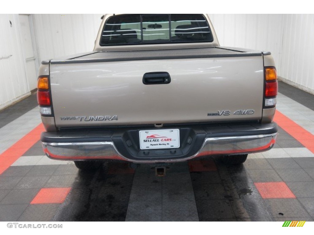 2003 Tundra SR5 Access Cab 4x4 - Desert Sand Metallic / Gray photo #60