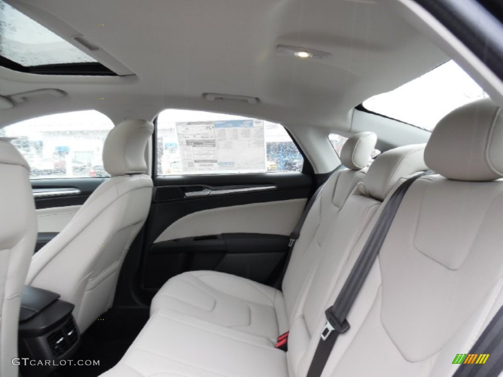 2016 Ford Fusion Titanium AWD Rear Seat Photos