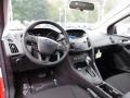 Charcoal Black 2016 Ford Focus SE Sedan Interior Color