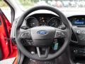 Charcoal Black 2016 Ford Focus SE Sedan Steering Wheel