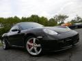 2007 Basalt Black Metallic Porsche Cayman S  photo #2
