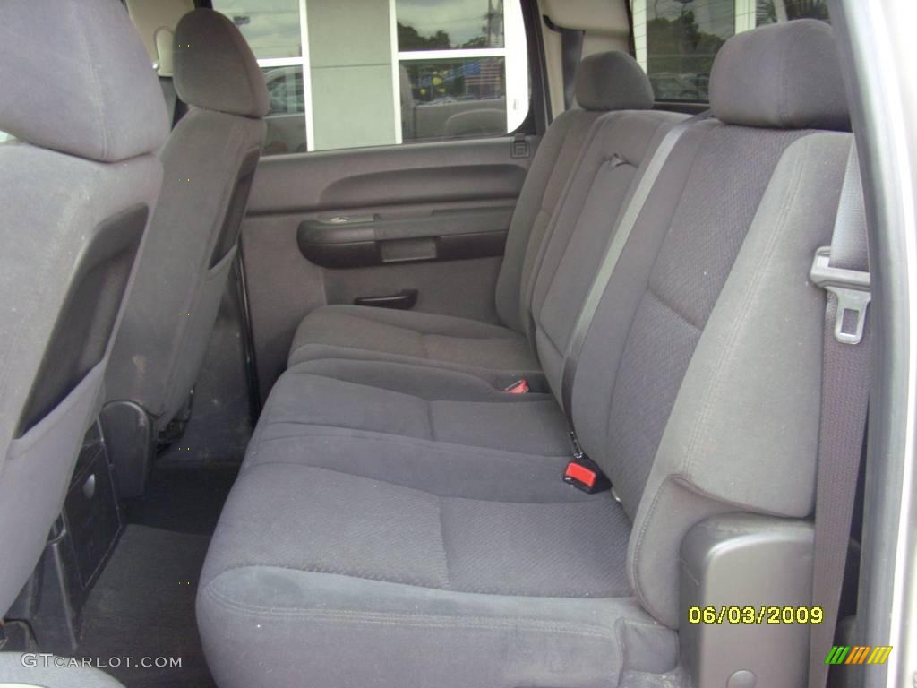 2008 Sierra 1500 SLE Crew Cab 4x4 - Silver Birch Metallic / Ebony/Light Titanium photo #13