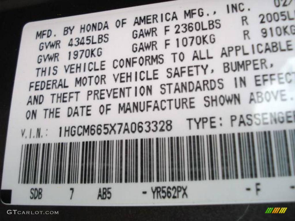 2007 Accord EX-L V6 Sedan - Carbon Bronze Pearl / Ivory photo #21