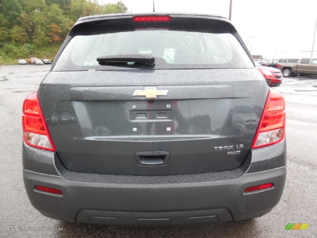 2016 Trax LS AWD - Cyber Gray Metallic / Jet Black photo #6