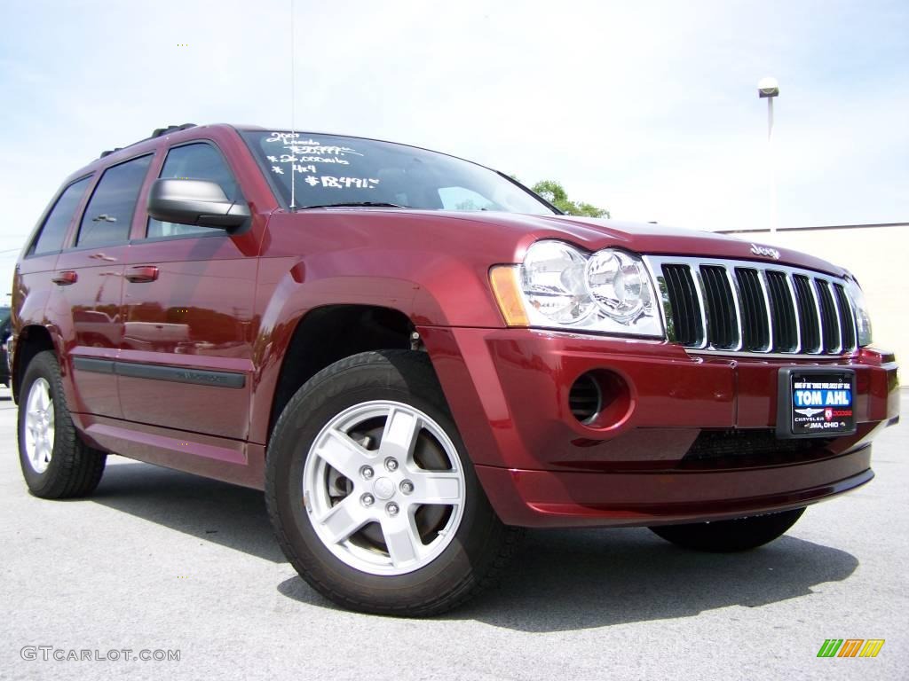 2007 Grand Cherokee Laredo 4x4 - Red Rock Crystal Pearl / Medium Slate Gray photo #1