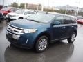 Mediterranean Blue Metallic - Edge SEL AWD Photo No. 4