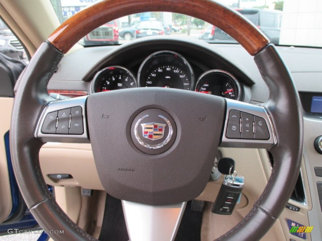 2012 CTS 4 3.0 AWD Sedan - Opulent Blue Metallic / Cashmere/Cocoa photo #17