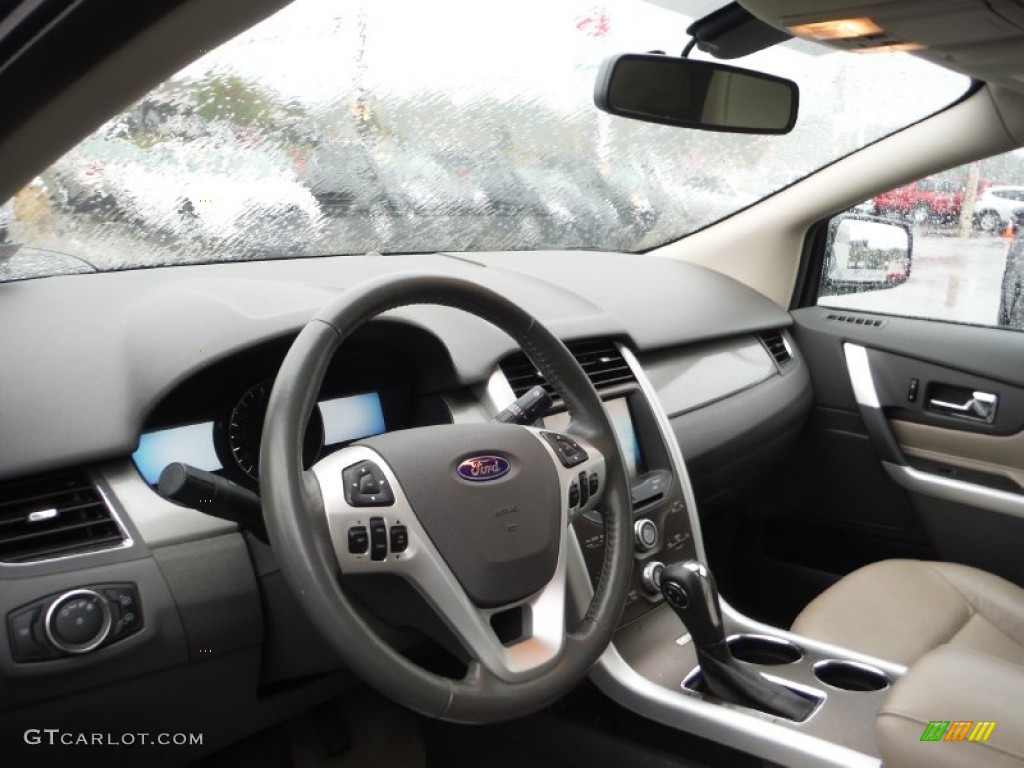 2011 Edge SEL AWD - Mediterranean Blue Metallic / Medium Light Stone photo #11