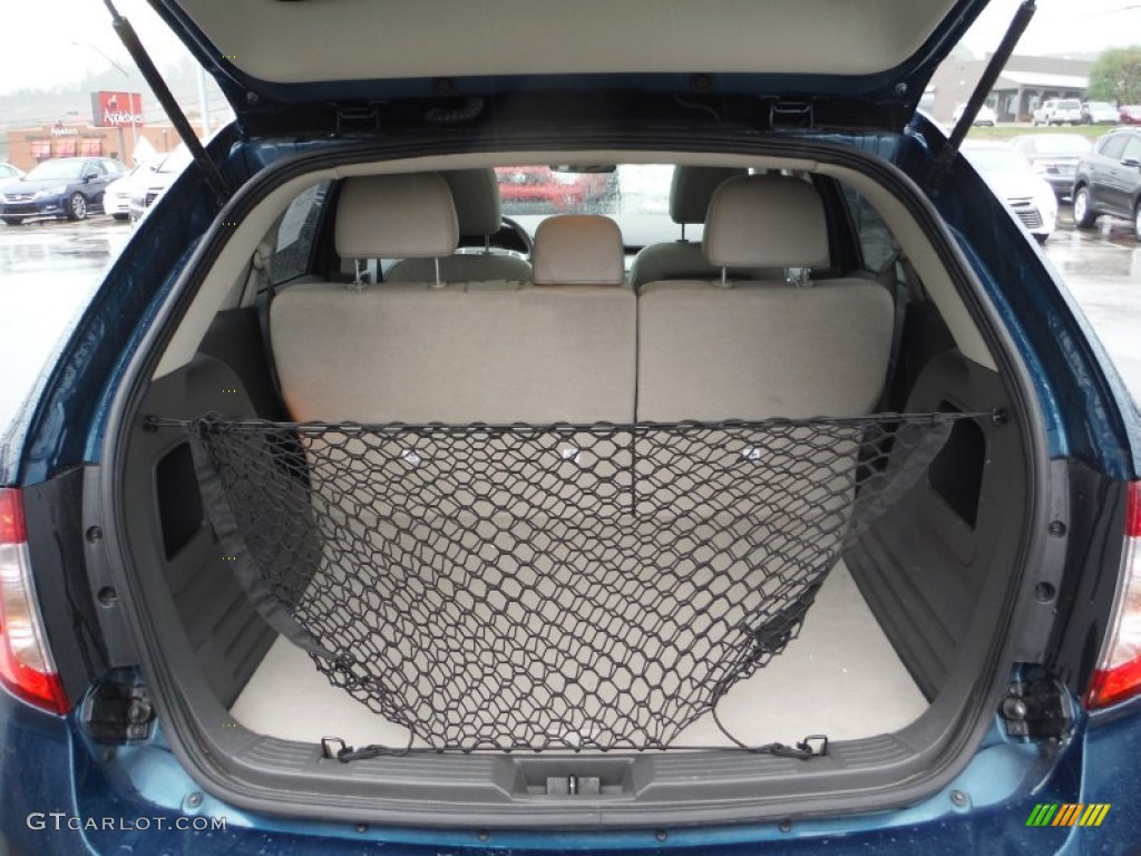 2011 Edge SEL AWD - Mediterranean Blue Metallic / Medium Light Stone photo #22