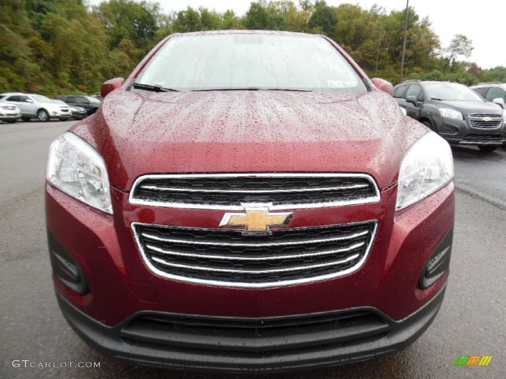 2016 Trax LS AWD - Crimson Metallic / Jet Black photo #2