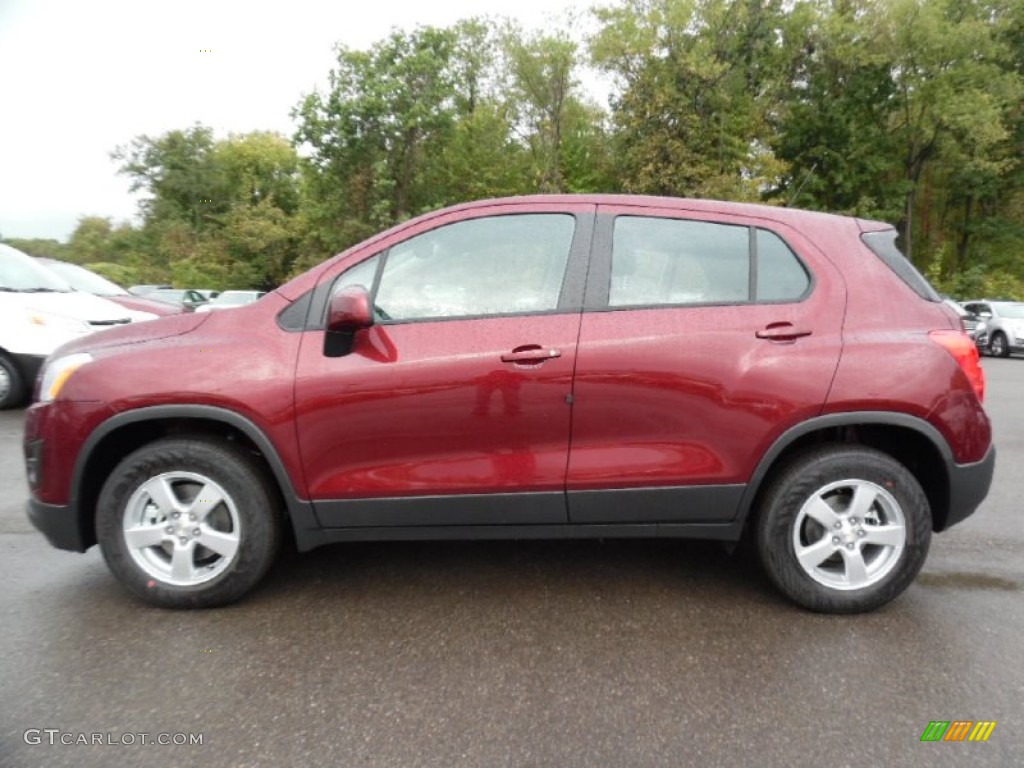 Crimson Metallic 2016 Chevrolet Trax LS AWD Exterior Photo #107525822