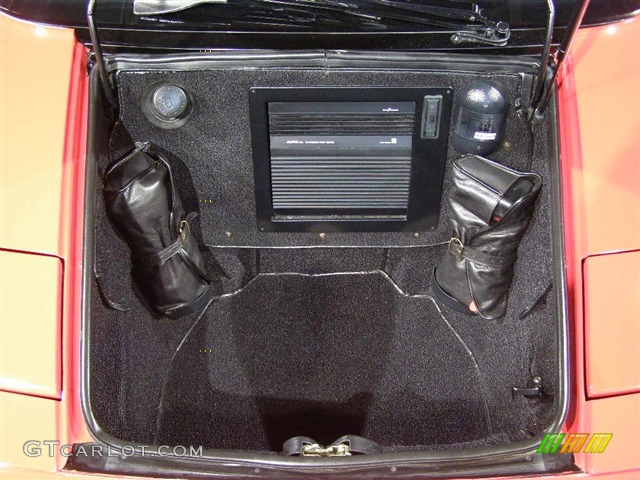 1991 Lamborghini Diablo, Red / Black, Interior Trunk 1991 Lamborghini Diablo Standard Diablo Model Parts