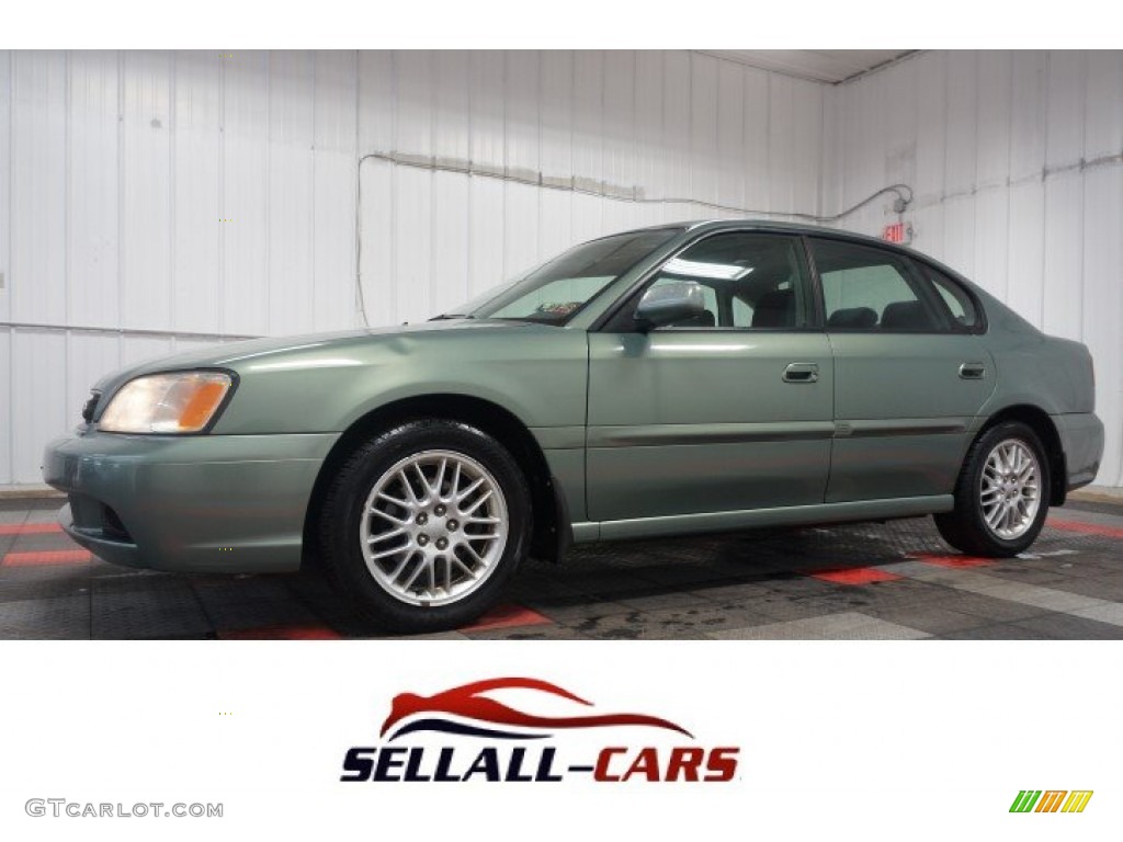 2003 Legacy L Sedan - Seamist Green Pearl / Gray photo #1