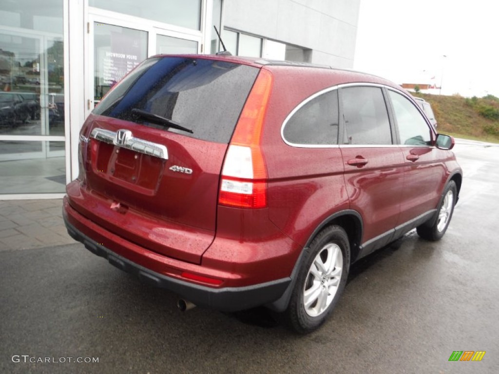 2011 CR-V EX-L 4WD - Tango Red Pearl / Gray photo #9