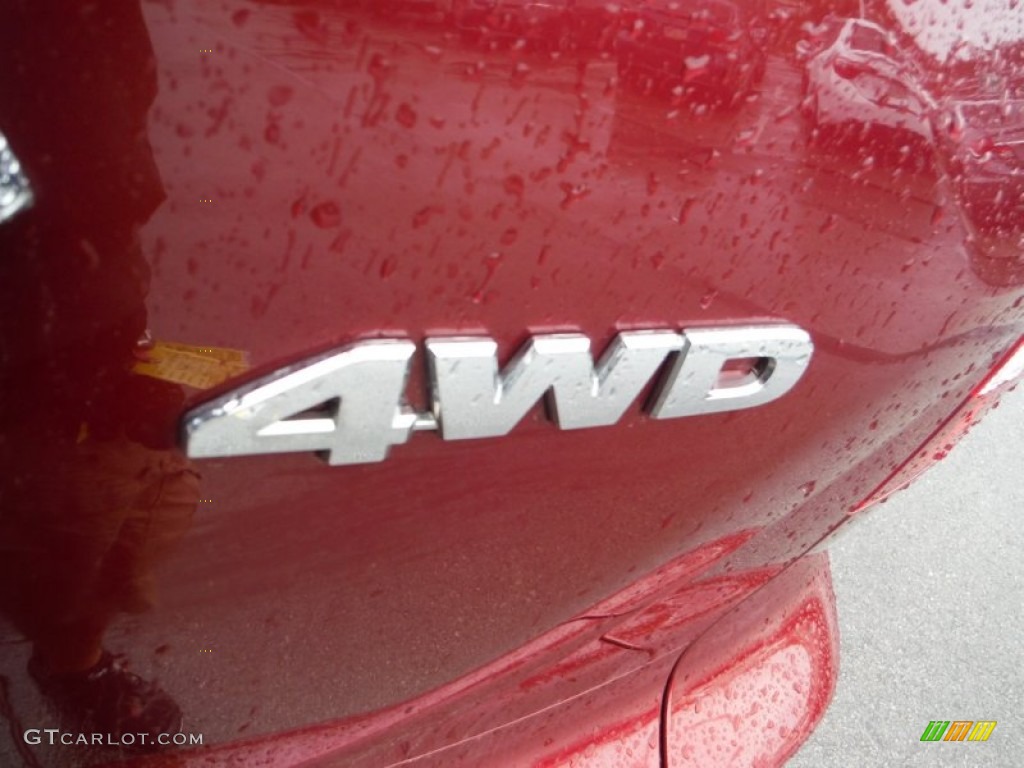2011 CR-V EX-L 4WD - Tango Red Pearl / Gray photo #10
